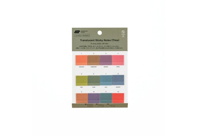 Hobonichi Techo TSUKI no IRO Translucent Sticky Notes (Tiles) NOTEKA (3).jpg