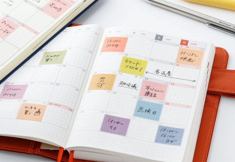 Hobonichi Techo TSUKI no IRO Translucent Sticky Notes (Tiles) NOTEKA (6).jpg