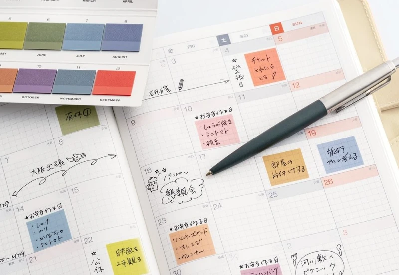 Hobonichi Techo TSUKI no IRO Translucent Sticky Notes (Tiles) NOTEKA (7).jpg
