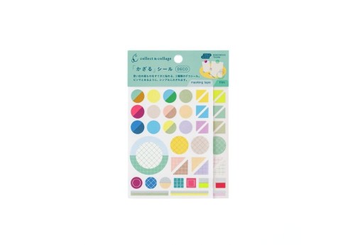 Hobonichi Techo Collect & Collage_ Collage Stickers (Deco) - naklejki noteka.jpg