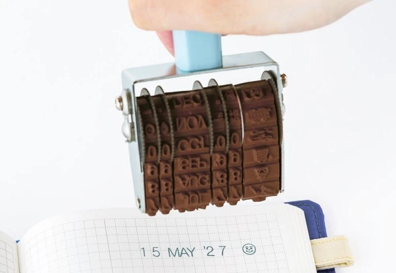 Hobonichi Rotating Stamp for the Techo Collect & Collage_ Daily Memories - pieczątka noteka (4).jpg