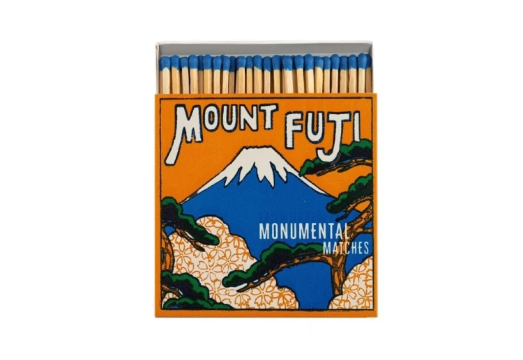 Archivist Gallery Square Matchboxes - Zapałki mount fuji noteka.jpg