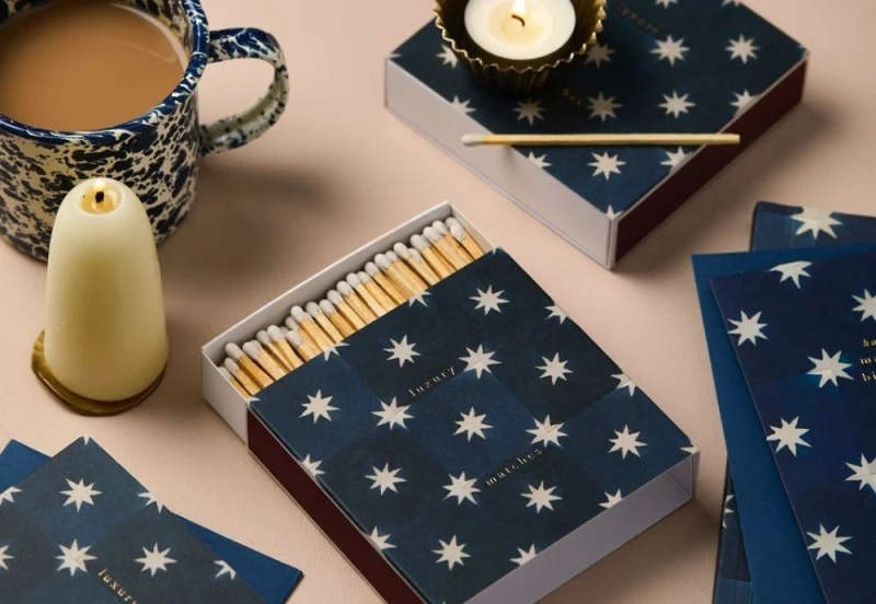 Archivist Gallery Square Matchboxes - Zapałki navy star noteka (2).jpg