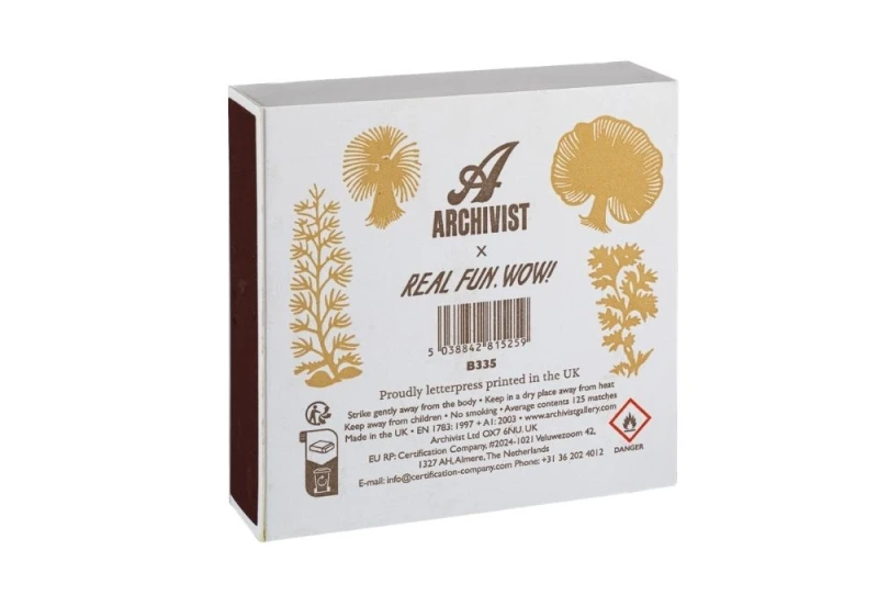 Archivist Gallery Square Matchboxes - Zapałki Mushroom noteka (3).jpg