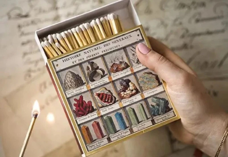 Archivist Gallery Square Matchboxes - Zapałki Minerals noteka (3).jpg