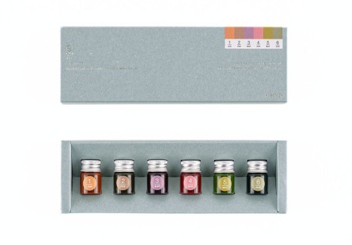 Hobonichi Techo Kakimori Ink Set Jan-Jun Tsuki No iro.jpg