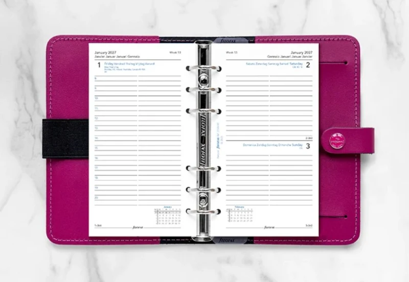 Filofax - Kalendarz 2027 Wkład Personal Dzienny Classic - strona na dzień (8am - 8pm) (3).jpg