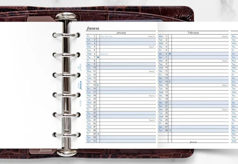 Filofax - Kalendarz 2027 Wkład Pocket Rozkładany noteka (2).jpg