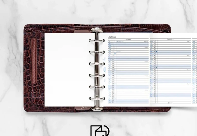 Filofax - Kalendarz 2027 Wkład Pocket Rozkładany noteka (3).jpg