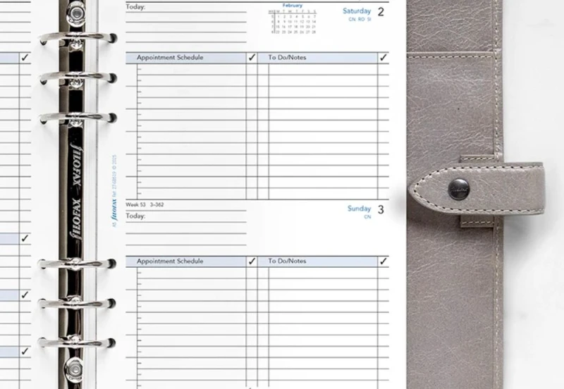 Filofax - Kalendarz 2027 Wkład A5 One Day On A Page Business Diary noteka (2).jpg
