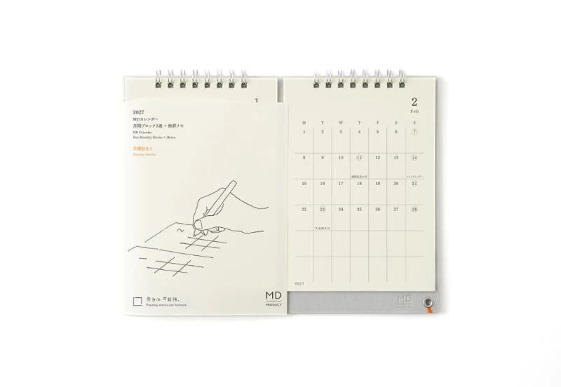 MD Paper Calendar - Kalendarz Biurkowy TWIN 2027 NOTEKA.jpg