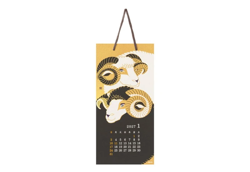 Midori Calendar Wall-Hanging Echizen Washi Tradycje Sezonowe 2027 NOTEKA (2).jpg