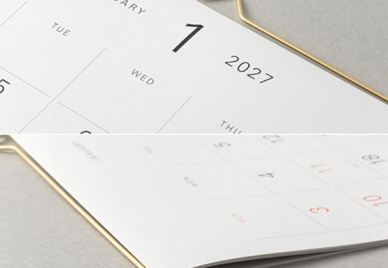 Midori Hanger Calendar - Kalendarz ścienny na wieszaku 2027 NOTEKA (5).jpg