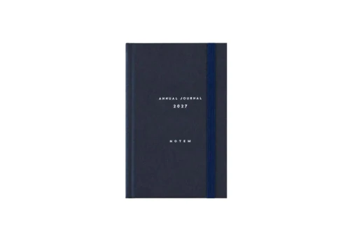 NOTEM Kalendarz 2027 ALVA Annual Journal A6 Granatowy