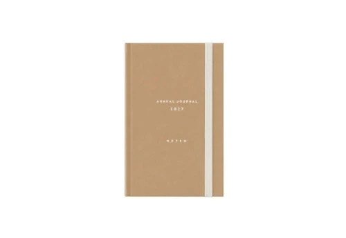 NOTEM Kalendarz 2027 ALVA Annual Journal A6 Piaskowy