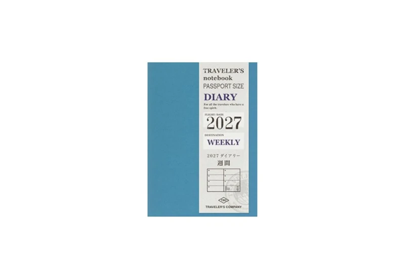 Traveler's Notebook Wkład do notatnika (Passport Size) - Kalendarz tygodniowy 2027 noteka.jpg