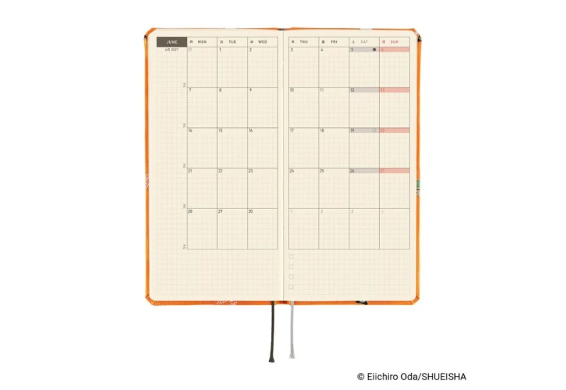 Hobonichi Techo Weeks 2027 ONE PIECE magazine_ Very Very Merry! noteka (4).jpg