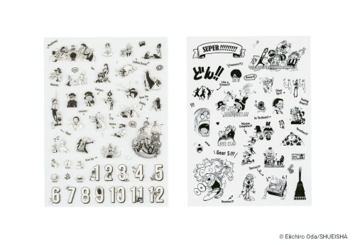 Hobonichi Techo ONE PIECE magazine: Daily / SUPER!!! Stickers - naklejki