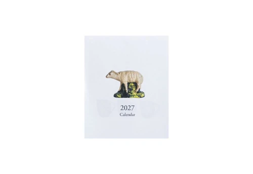 Hobonichi Weeksdays Daily Desk Calendar 2027 - kalendarz biurkowy z wyrywanymi kartkami