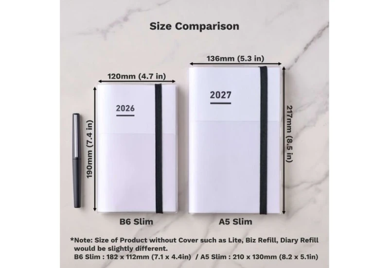 Kokuyo Jibun Techo Biz Kalendarz tygodniowy A5 Slim 2027 noteka (2).jpg
