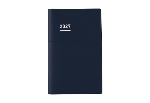 Kokuyo Jibun Techo Biz Kalendarz tygodniowy navy A5 Slim 2027 noteka.jpg