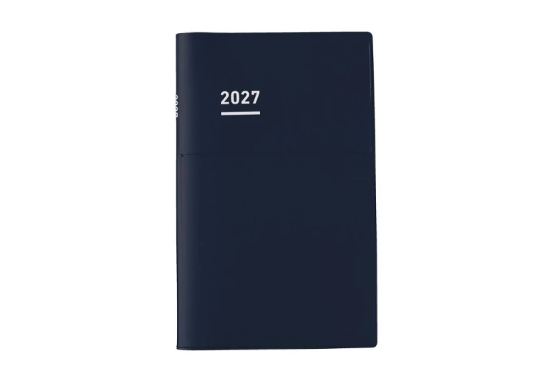 Kokuyo Jibun Techo Biz Kalendarz tygodniowy navy A5 Slim 2027 noteka.jpg