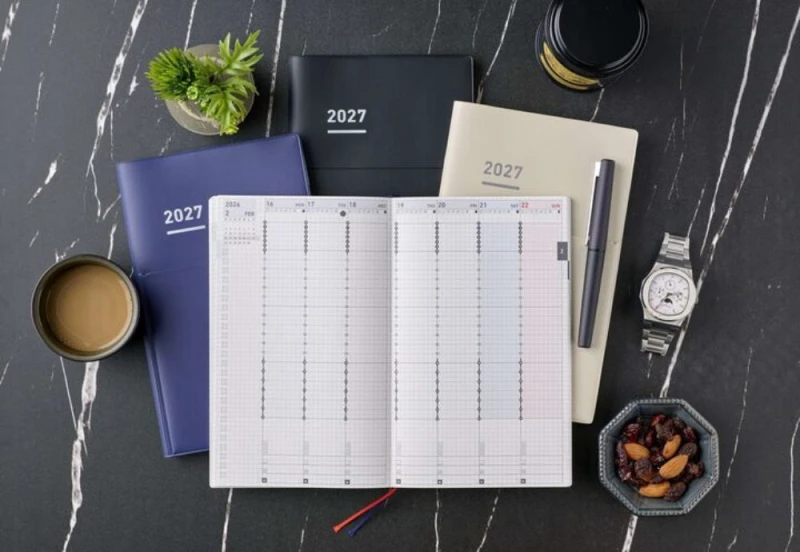 Kokuyo Jibun Techo Biz Kalendarz tygodniowy B6 Slim 2027 noteka (15).jpg