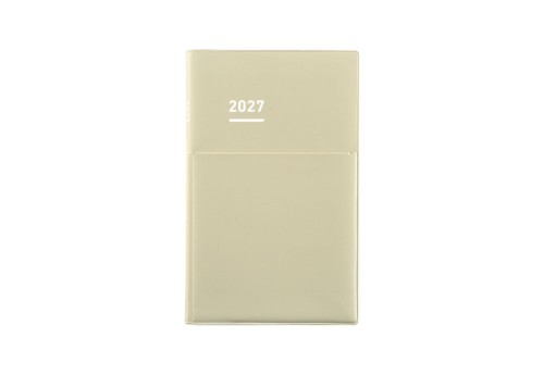 Kokuyo Jibun Techo Biz Kalendarz tygodniowy b6 Slim beige 2027 noteka.jpg