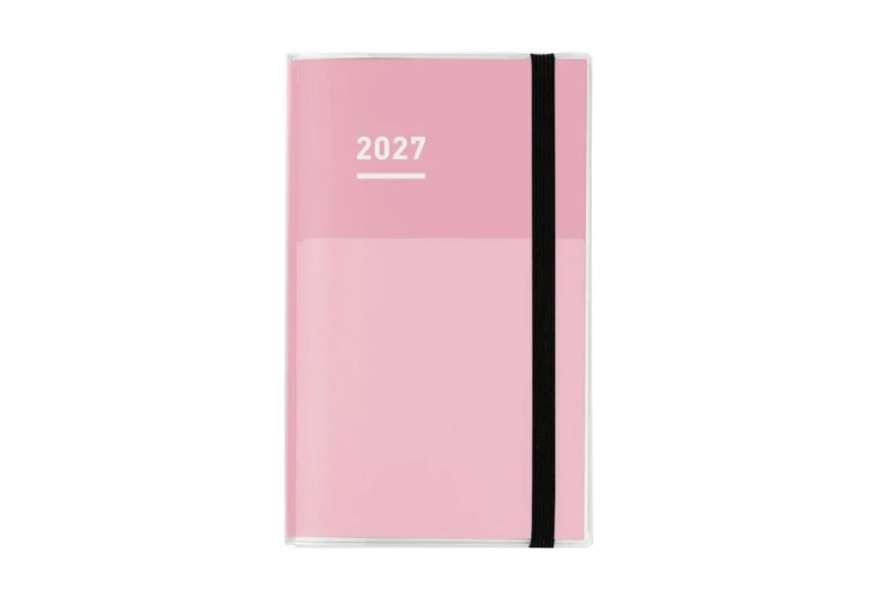 Kokuyo Jibun Techo Kalendarz tygodniowy Firstkit a5 slim pink 2027 noteka (2).jpg