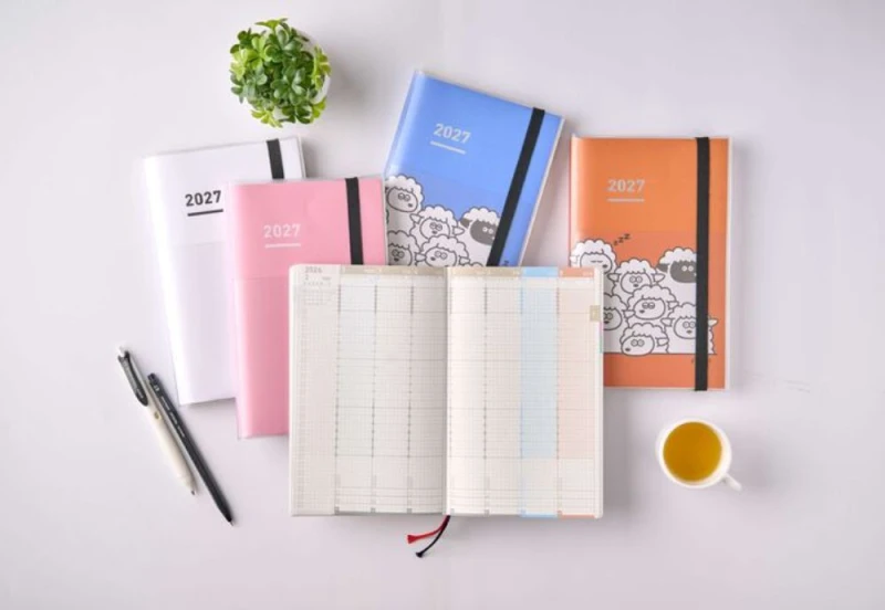 Kokuyo Jibun Techo Kalendarz tygodniowy Firstkit a5 slim 2027 noteka (26).jpg