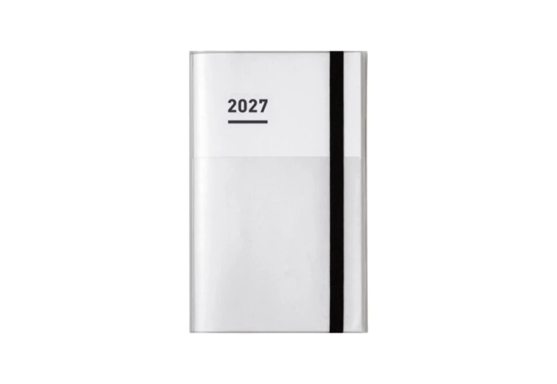 Kokuyo Jibun Techo Kalendarz tygodniowy b6 Slim first kit biały 2027 noteka.jpg