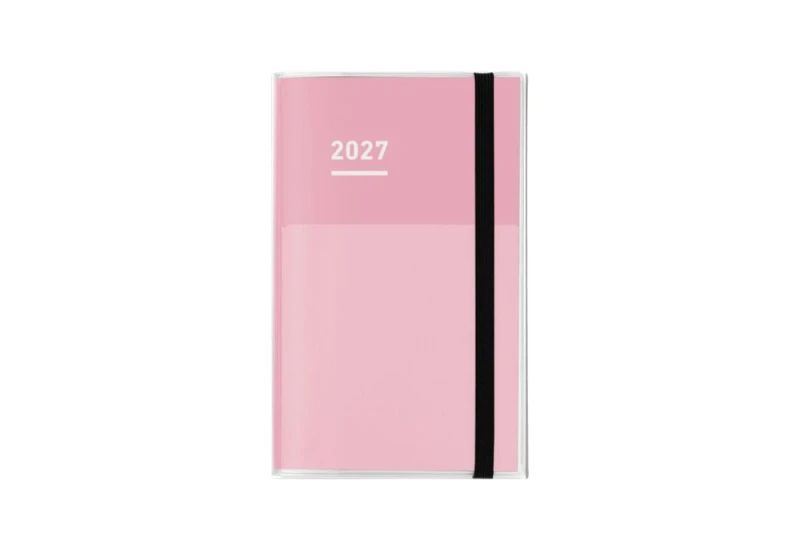 Kokuyo Jibun Techo Kalendarz tygodniowy b6 Slim first kit RÓŻ 2027 noteka.jpg
