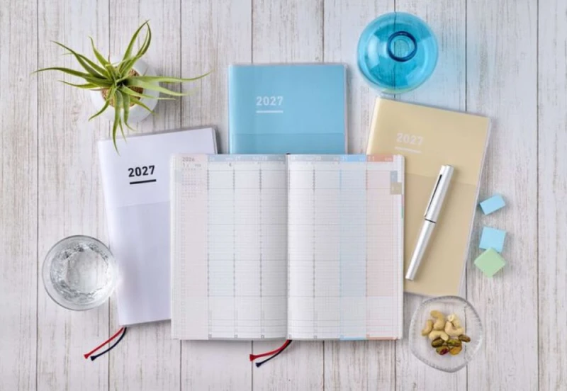 Kokuyo Jibun Techo Kalendarz tygodniowy diary a5 slim 2027 noteka (26).jpg