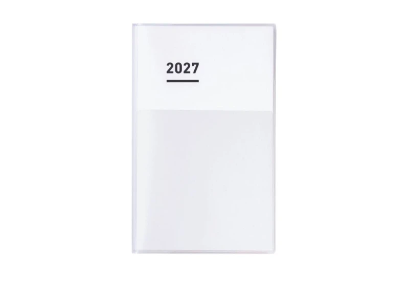 Kokuyo Jibun Techo Kalendarz tygodniowy diary a5 slim white 2027 noteka.jpg
