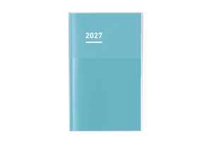 Kokuyo Jibun Techo Kalendarz tygodniowy diary a5 slim green 2027 noteka.jpg