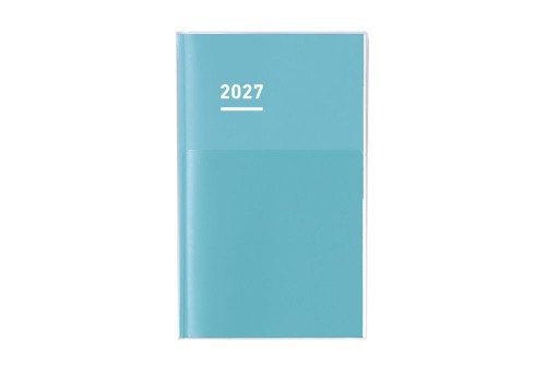 Kokuyo Jibun Techo Kalendarz tygodniowy diary a5 slim green 2027 noteka.jpg