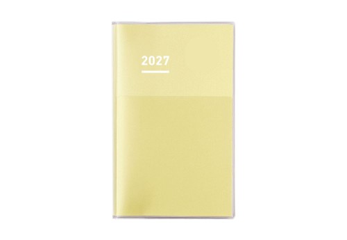 Kokuyo Jibun Techo Kalendarz tygodniowy diary a5 slim yellow 2027 noteka.jpg