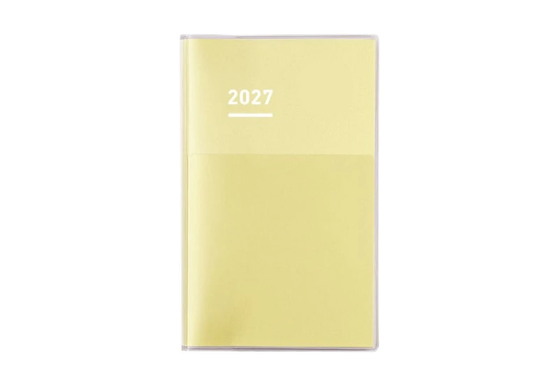 Kokuyo Jibun Techo Kalendarz tygodniowy diary a5 slim yellow 2027 noteka.jpg