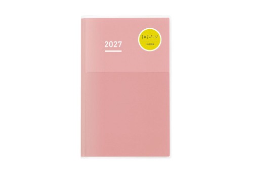Kokuyo Jibun Techo Kalendarz dzienny a5 slim pink 2027 noteka.jpg