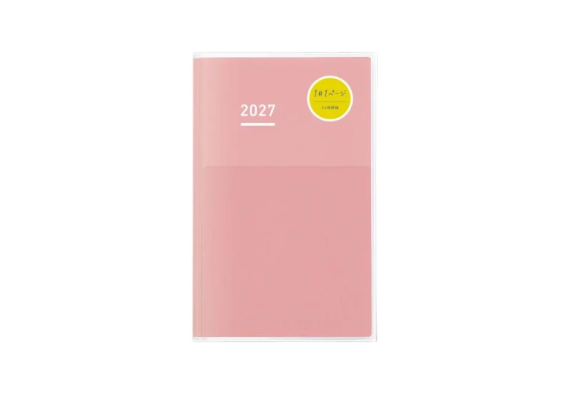 Kokuyo Jibun Techo diary b6 slim pink noteka.jpg