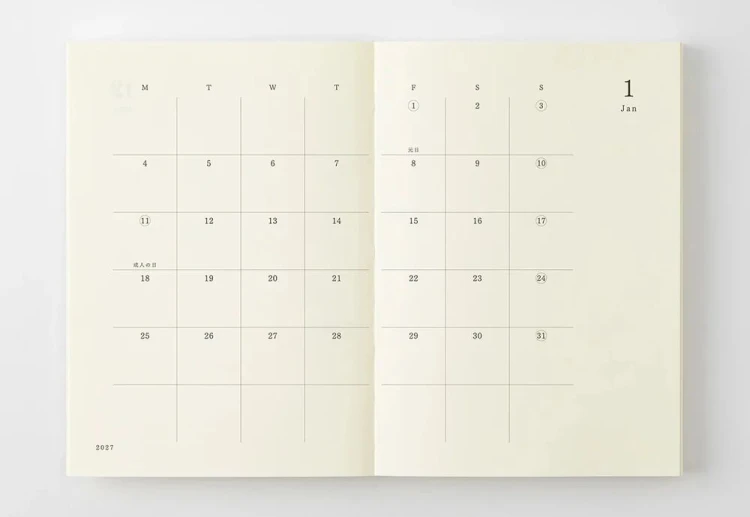 MD Product Notebook Diary Kalendarz miesięczny 2027 noteka (6).jpg