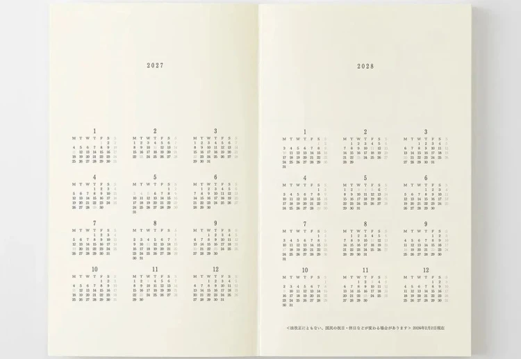 MD Product Notebook Diary Kalendarz miesięczny 2027 noteka (5).jpg