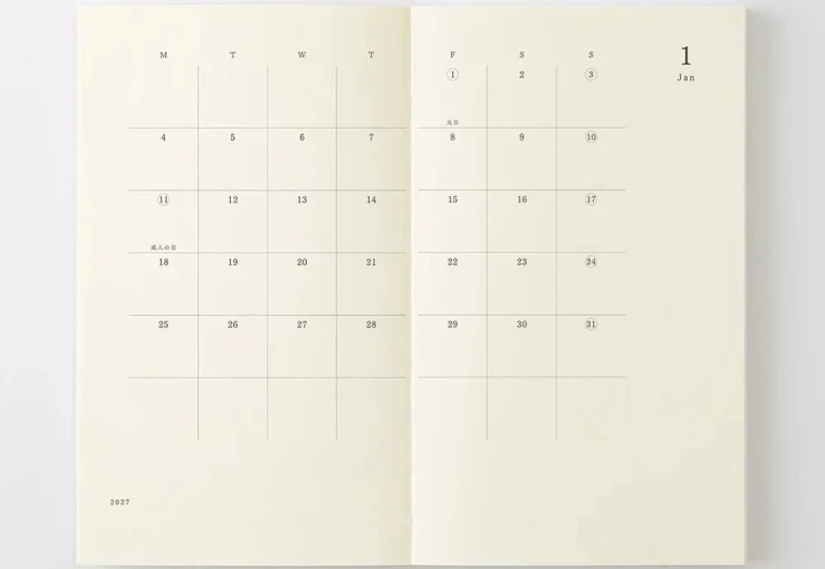 MD Product Notebook Diary Kalendarz miesięczny 2027 noteka (6).jpg