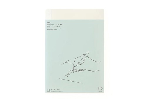MD Product Notebook Diary thin a5 Kalendarz miesięczny 2027 noteka.jpg