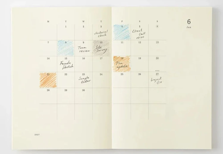 MD Product Notebook Diary thin Kalendarz miesięczny 2027 noteka (4).jpg