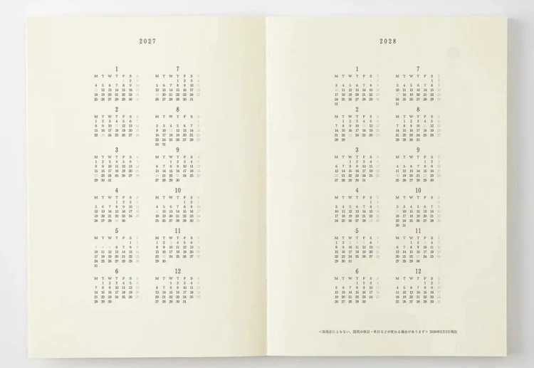 MD Product Notebook Diary thin Kalendarz miesięczny 2027 noteka (6).jpg