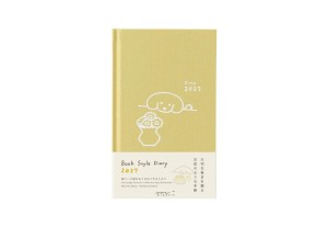 Midori Kalendarz Tygodniowy Book Style Diary B6 2027 Pies Żółty noteka.jpg