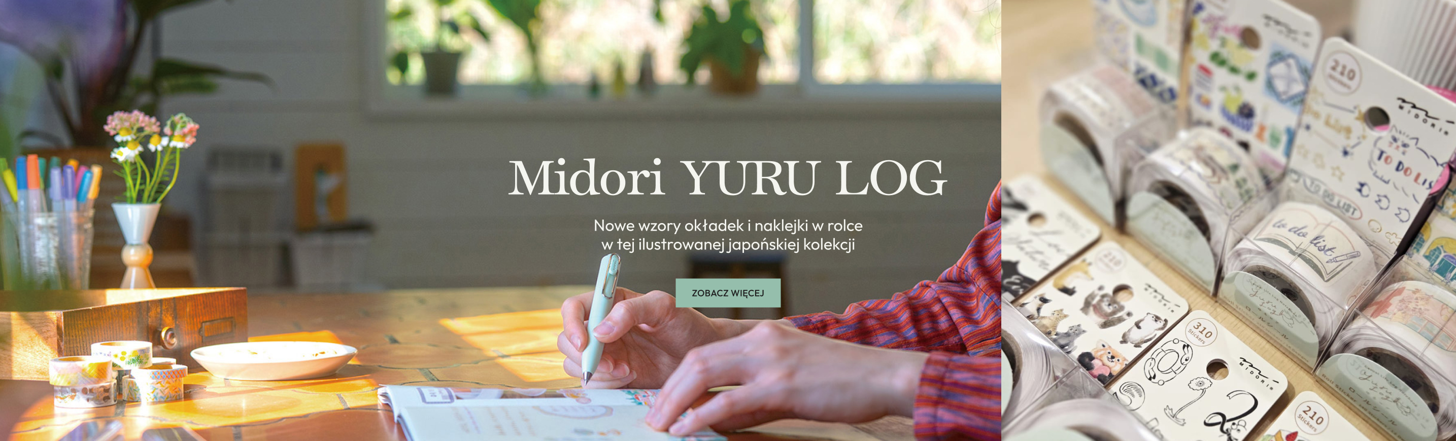 Midori Yuru Log dzienniki journaling NOTEKA - papierniczy concept store