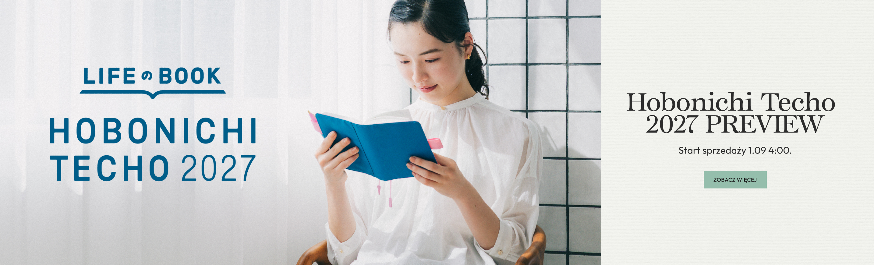 Hobonichi Techo 2027 NOTEKA - papierniczy concept store