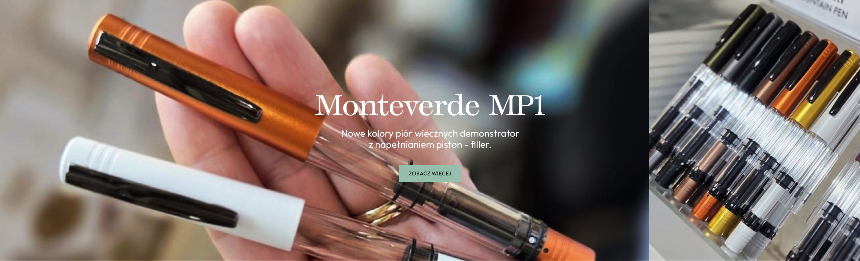 Monteverde MP1 pióro wieczne piston demonstrator NOTEKA - papierniczy concept store